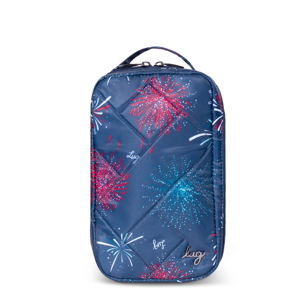 Lug Hover Cosmetic Pouch in Firework Navy NWT